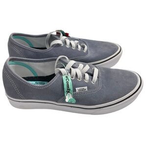 NWT Vans‎ Authentic Comfycush Suede Gray Lace up Size Women’s 8 Men’s 6.5